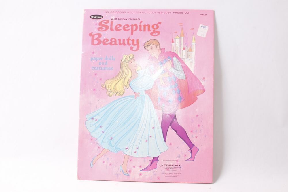 1960s Whitman Disney Sleeping Beauty Paper Doll Book ~ 260722-WH 1324